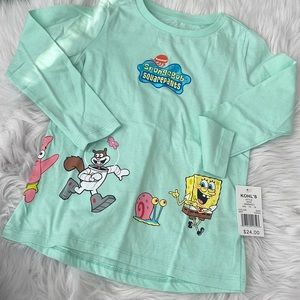 SpongeBob long sleeve tee - size 6 / NWT